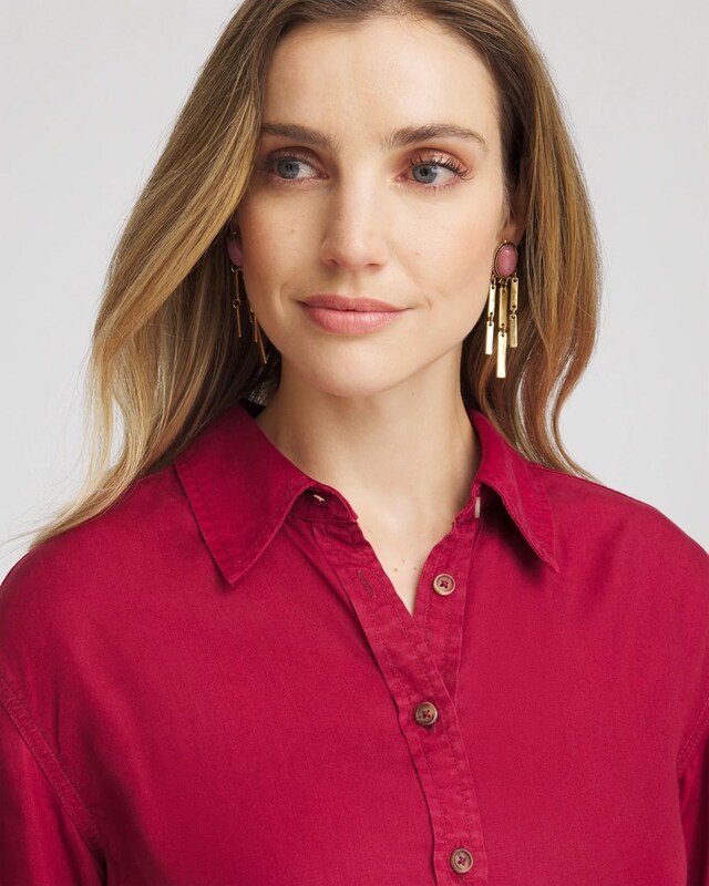 Tencel Classic Fit Shirt - image 4